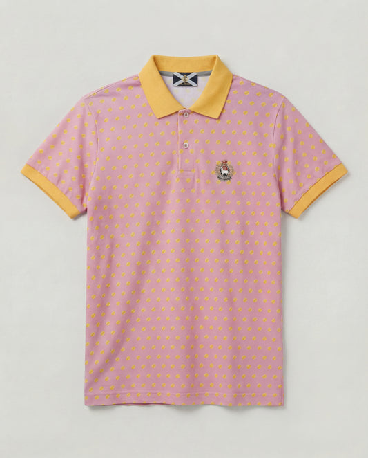 Polo Lauda rosa e giallo